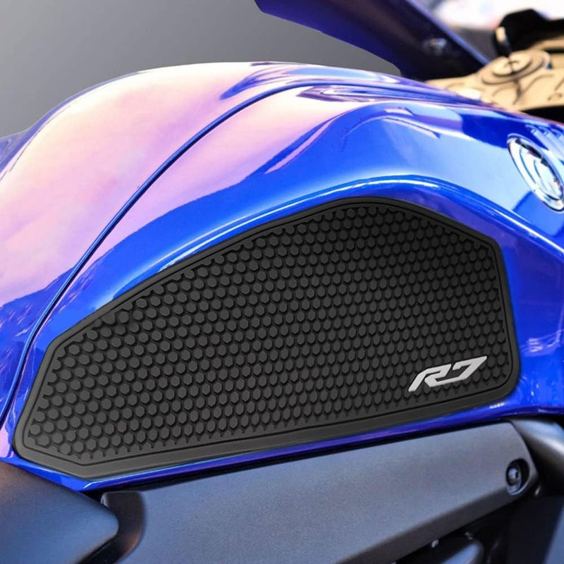 VORILES for YZF R7 YZF r7 2025 2024 2023 2022 2021 Accessories Fuel Tank Pads Protect Motorcycle Fuel Tank Stickers Fuel Tank Protection Pads Knee Anti-Slip Pads Fuel Tank Grips Tank Pads（red） - Image 3